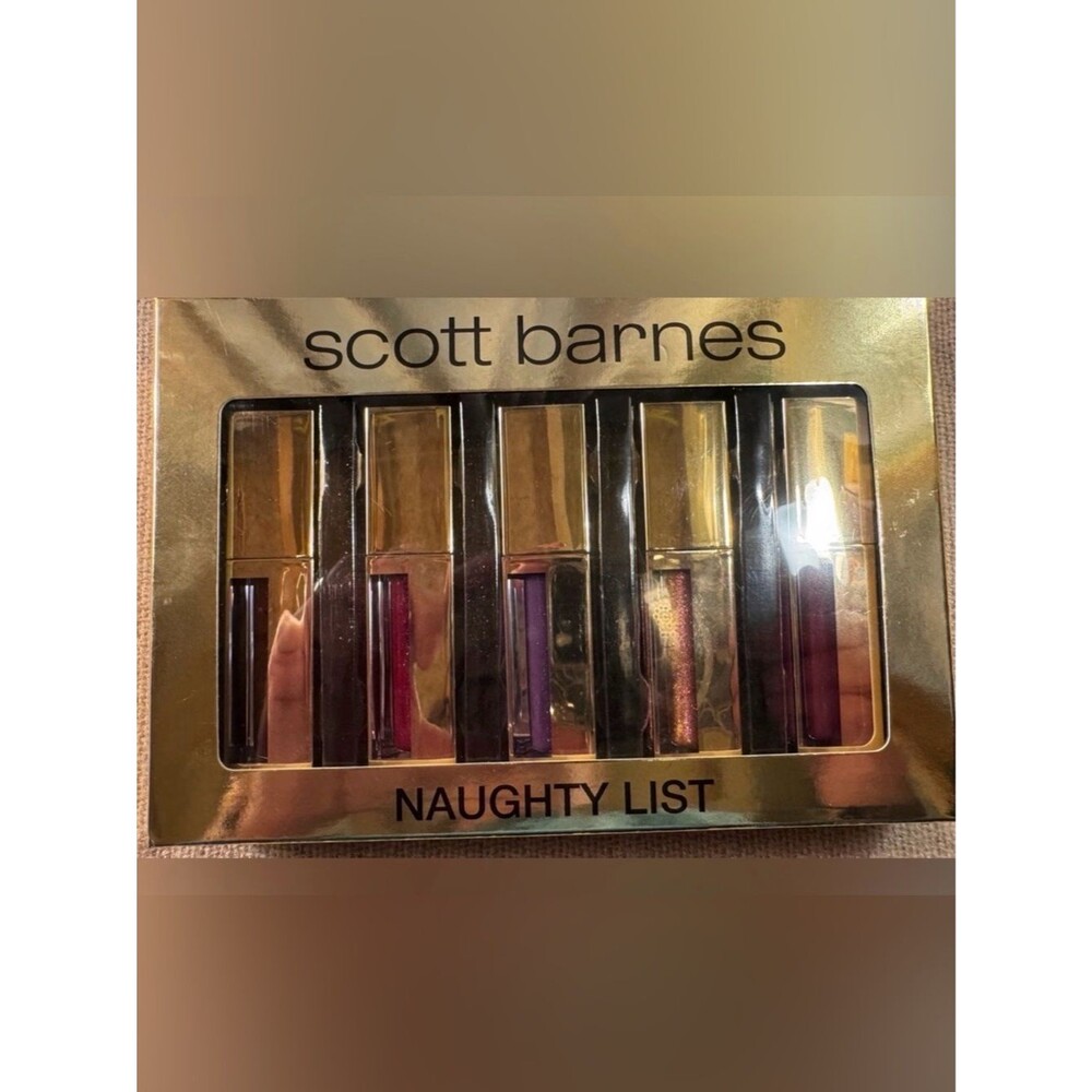 Scott Barnes Naughty List Lipstick Set - Assorted Berry & Plum Shades